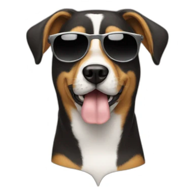 Dog in Sunglasses  sticker