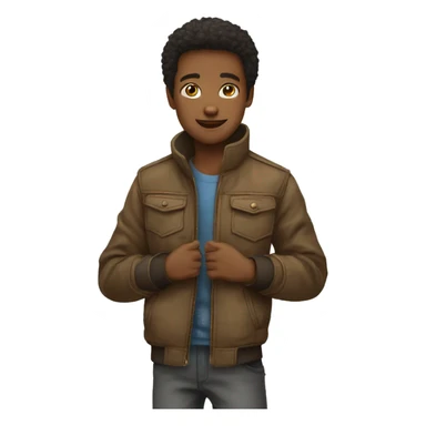 Eleve garcon debout sticker