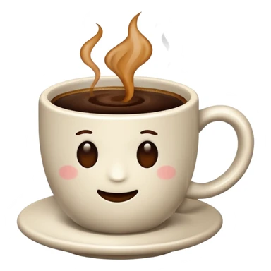 warm cup of coffee sticker