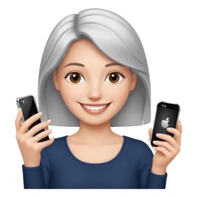 Carita enamorada de iPhone  sticker