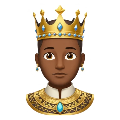 farao in egypt man without earring sticker