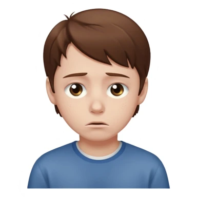 Sad boy sticker
