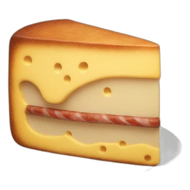Cake cheese sausage sticker