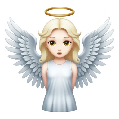 six winged angel sticker