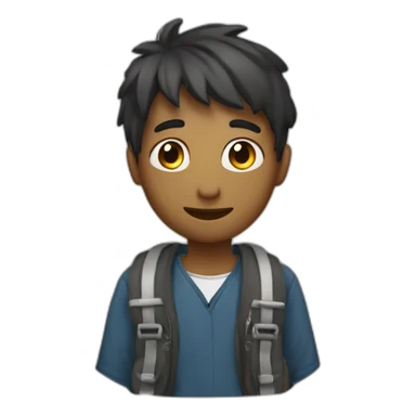 A poor student abroad sticker