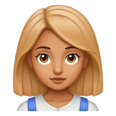 in student girl sticker