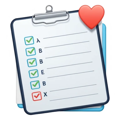 paper test with chekbox sticker