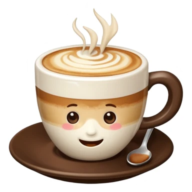 latte coffee cup sticker