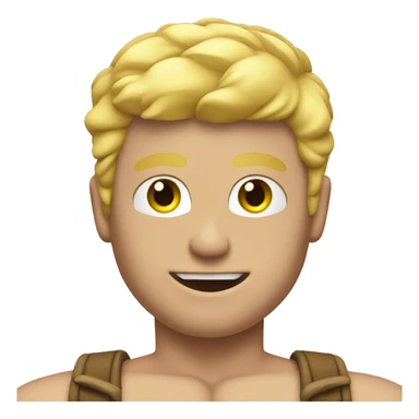 blonde muscular gay guy sticker