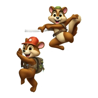 ranger rescue chip dale sticker