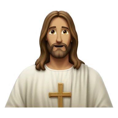 Jesus on cross sticker