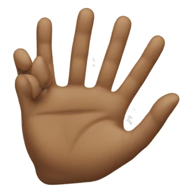 Make a hand signing W sticker