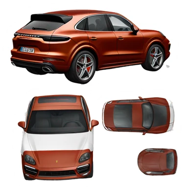 Porsche cayenne turbo coupe  sticker