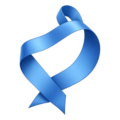 Democrat Blue Cure ribbon sticker