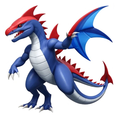 Yveltal-Kyogre-Lugia-Sharpedo-Garchomp-Fakémon-hybrid-creature (full body)  sticker