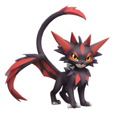 Noivern-Litten-Zoroark full body sticker