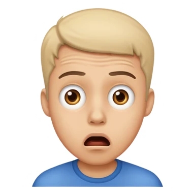 Un homme choqué sticker