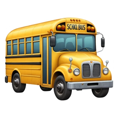 a school bus with bomboclat on it sticker