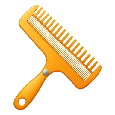 hairdressing comb sticker