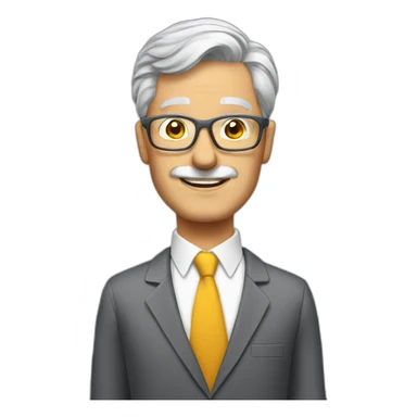 Grey haired alcoholic real estate agent sticker