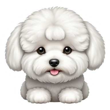 bichon frise sticker