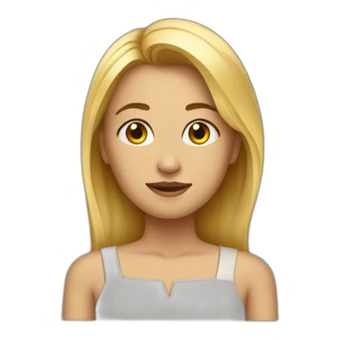 Femme qui fait un abre droit sticker