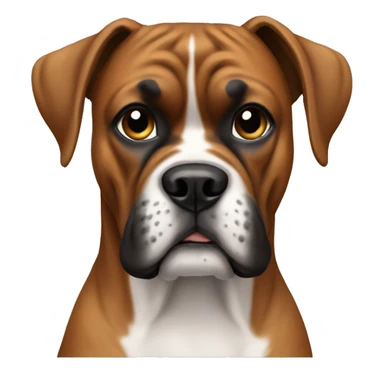 A boxer dog breed sticker
