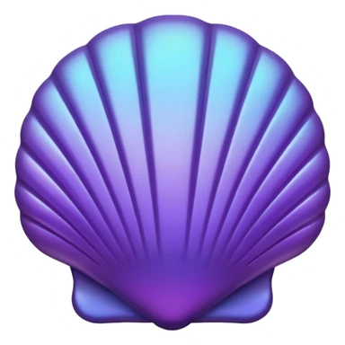 shell purple sticker