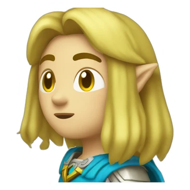 Zelda entrain de dormir sticker