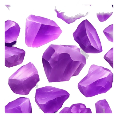 Amethyst Chunk gem sticker