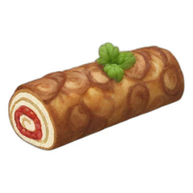 roulade sur le côté sticker