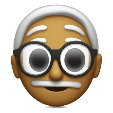 aaemji warig glasses and saying all is good sticker