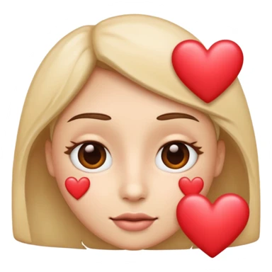 🫠 במקום עיניים שים לבבות sticker