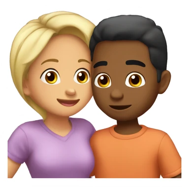 tasha and pablo from backyardigans kissing sticker