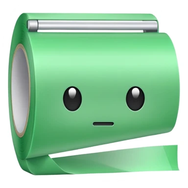 make the tape color light Green sticker