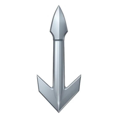 Flecha de metal hacia arriba  sticker