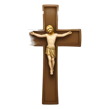 Catholic cross sticker