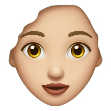 Fille bisous Fille sticker