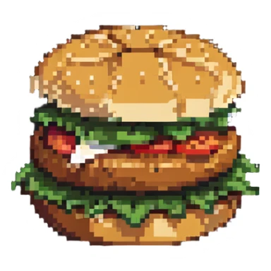 chicken patty sticker