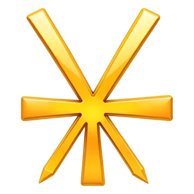 asterisk made of exclamation signs  sticker