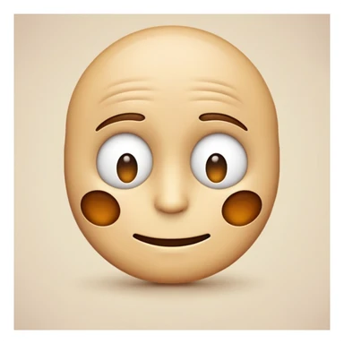 Default emoji smiley however it has seen things and has been put into psychiatric care visibly shaken  sticker