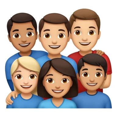 many Latino people sticker