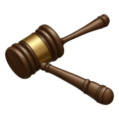 gavel bei einer Entscheidung sticker