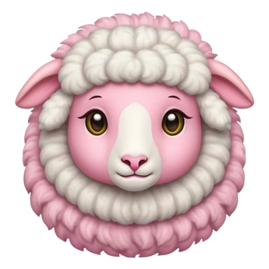 Un bébé brebis de la tête aux pieds sticker