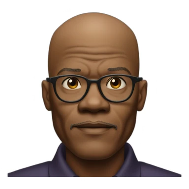 year 1999 bald samuel l jackson sticker