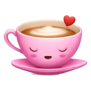 cute teacup pink sticker