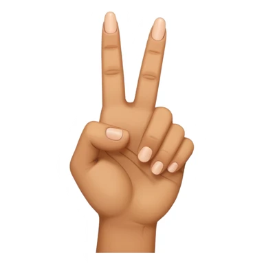 middle finger by side sticker