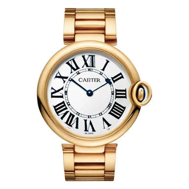 gold cartier watch sticker