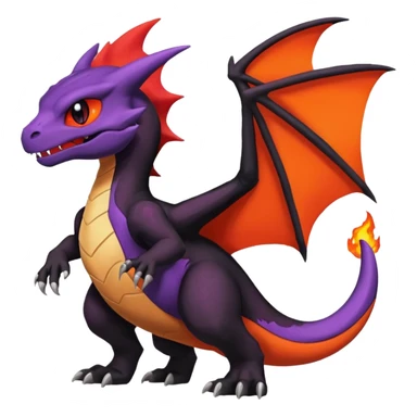 Salandit-Noibat-Litten-Duskull-Charizard-Hybrid (Full body) sticker
