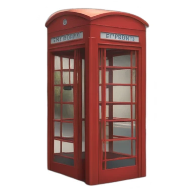 phone booth US sticker